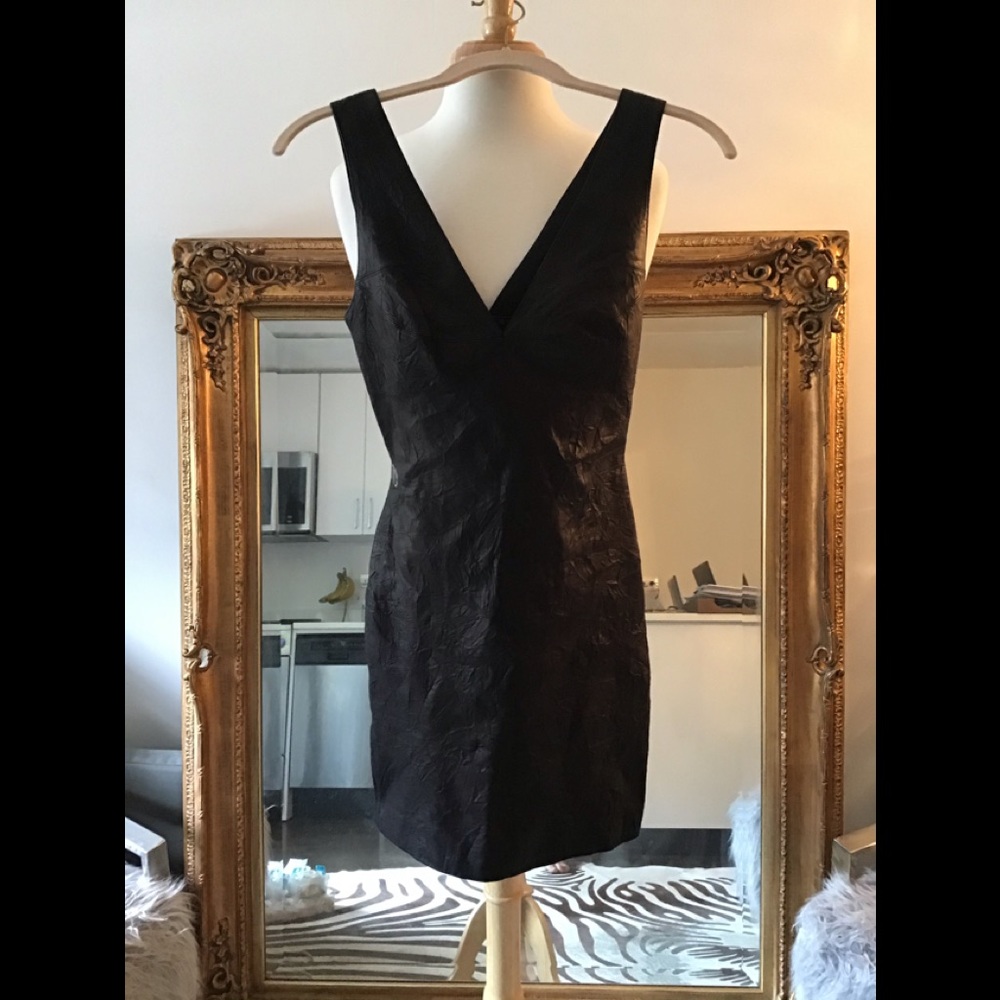 Leather dress